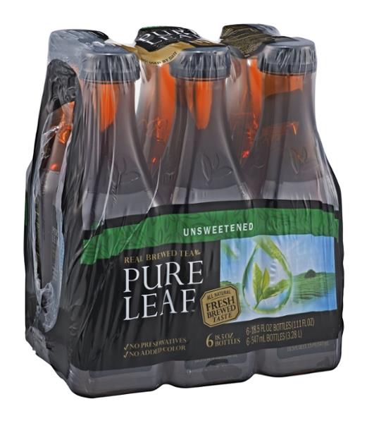 Pure Leaf Unsweetened Black Tea 6Pk | Hy-Vee Aisles Online Grocery Shopping