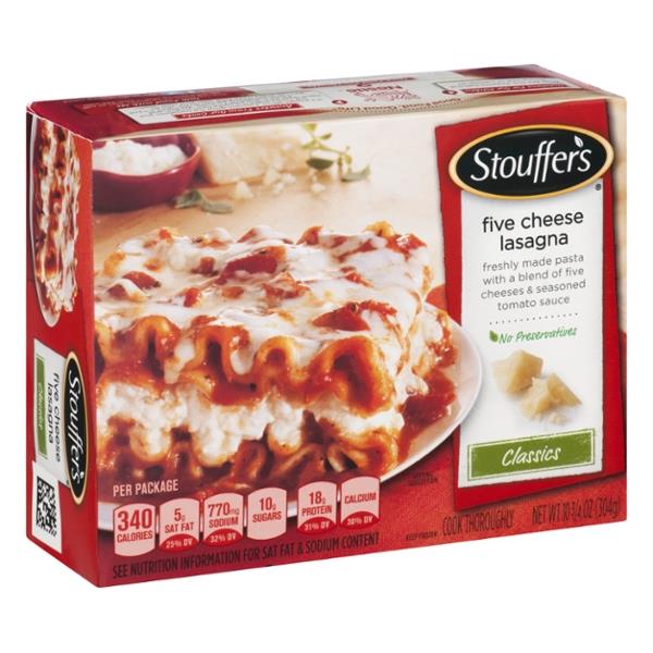 Stouffer's Classics Five Cheese Lasagna HyVee Aisles Online Grocery
