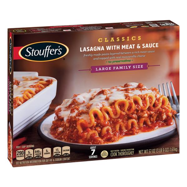 Stouffer's Lasagna With Meat & Sauce Large Family Size | Hy-Vee Aisles ...