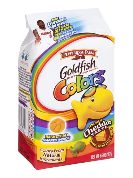 Pepperidge Farm Goldfish Colors Cheddar Baked Snack Crackers | Hy-Vee ...