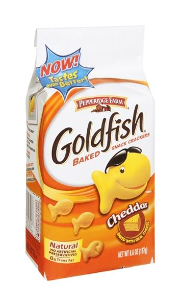 Pepperidge Farm Goldfish Cheddar Baked Snack Crackers | Hy-Vee Aisles ...