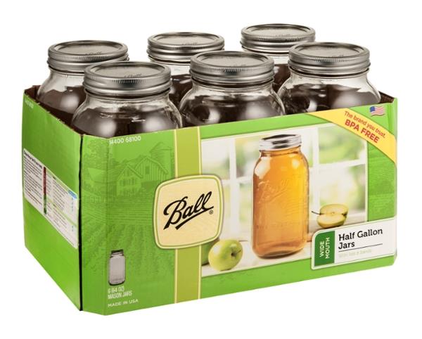 Ball 64 oz. Super Wide Mouth Half Gallon Jar 1440070017 - The Home Depot