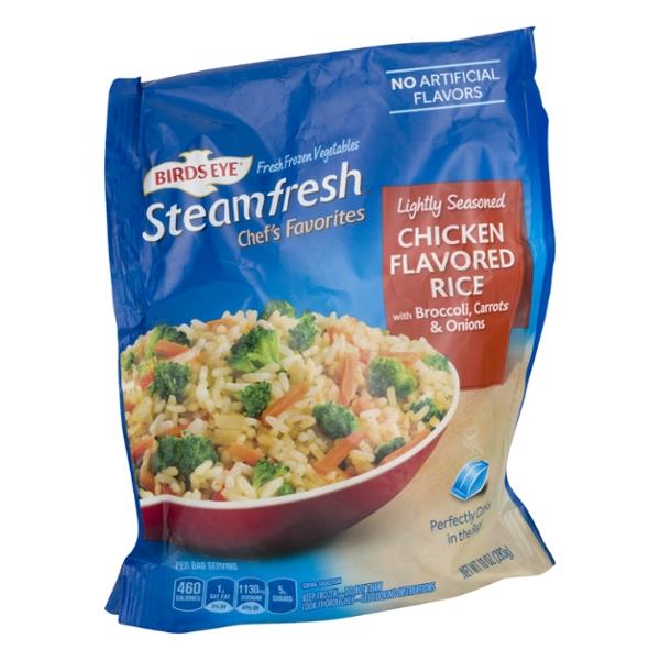 Birds Eye Steamfresh Chef s Favorites Chicken Flavored Rice With 