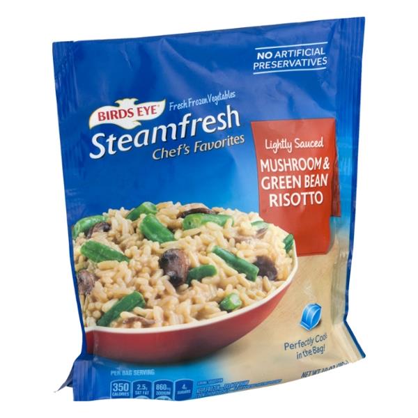 Birds Eye Steamfresh Chef's Favorites Lightly Sauced Mushroom & Green Bean Risotto HyVee
