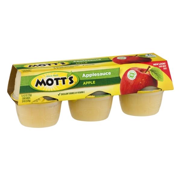 Mott's Original Applesauce 6 Pack | Hy-Vee Aisles Online ...