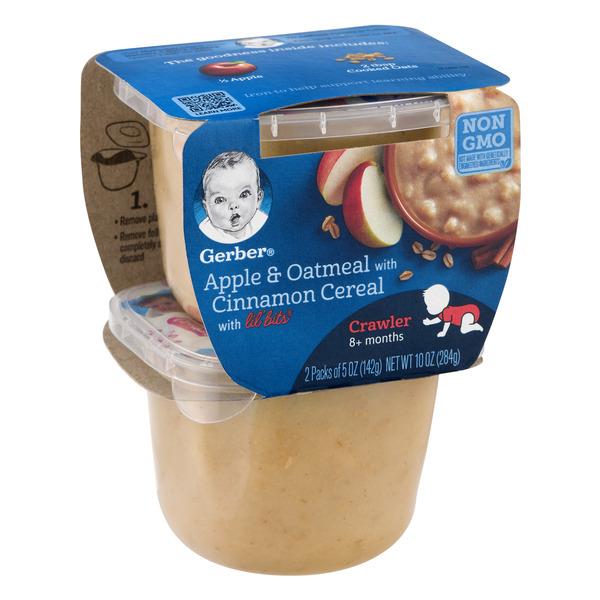 gerber oatmeal apple cinnamon