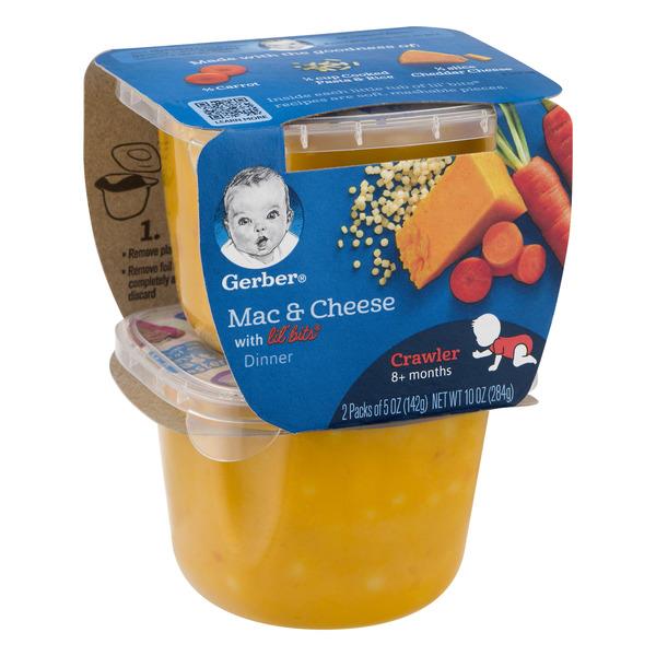 gerber lil bits mac and cheese