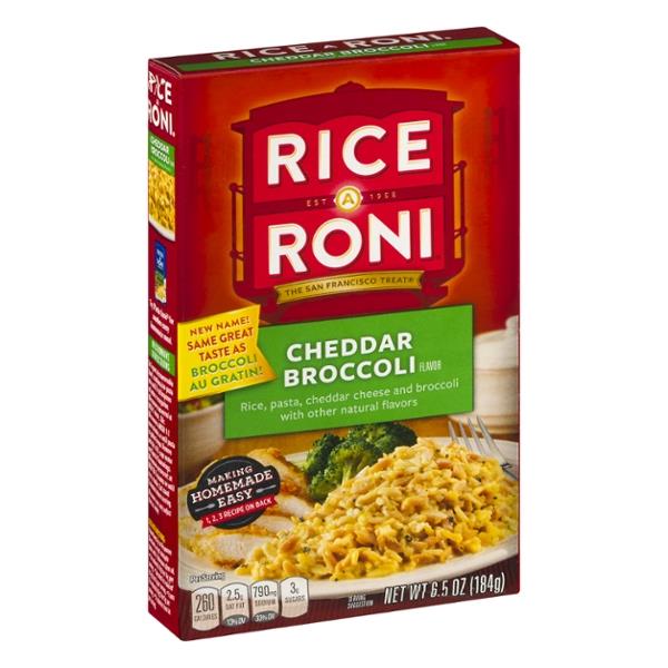 Rice-A-Roni Cheddar Broccoli Flavor Rice Mix | Hy-Vee Aisles Online