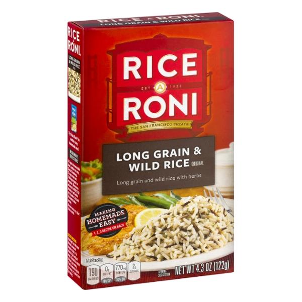 Rice-A-Roni Long Grain & Wild Rice Original Rice Mix | Hy-Vee Aisles ...