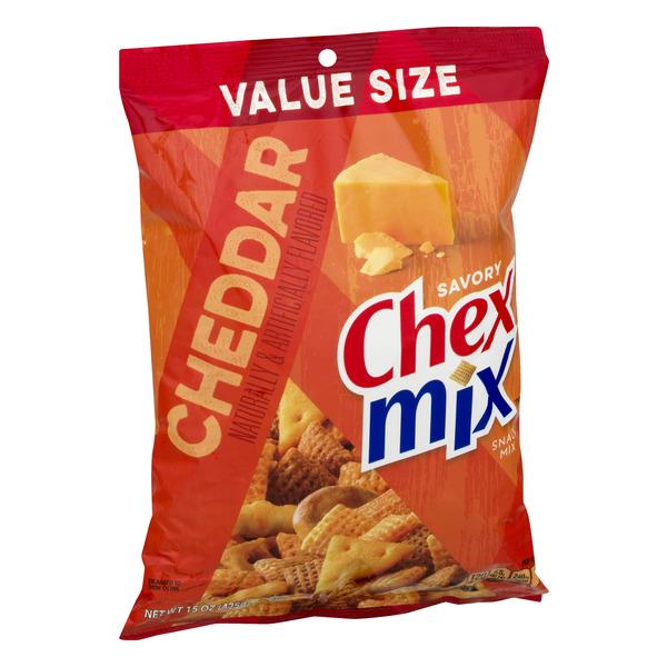 Chex Mix Cheddar Snack Mix Value Size HyVee Aisles Online Grocery