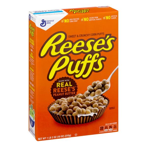 General Mills Reese's Puffs Cereal | Hy-Vee Aisles Online Grocery Shopping