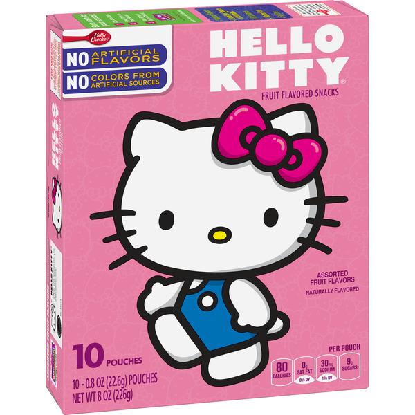 Betty Crocker Hello Kitty Fruit Flavored Snacks 10-0.8 oz Pouches