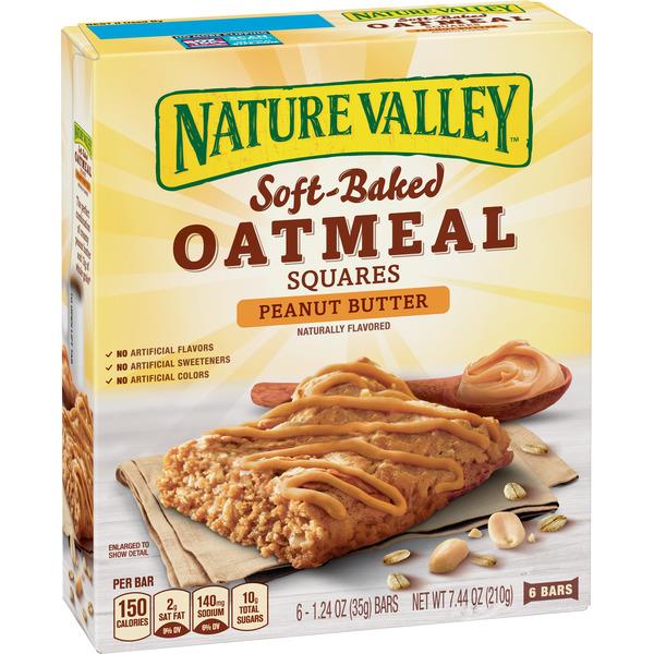 Nature Valley Peanut Butter Soft-Baked Oatmeal Squares 6-1 ...
