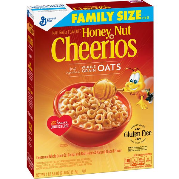 General Mills Honey Nut Cheerios Cereal Family Size | Hy-Vee Aisles ...