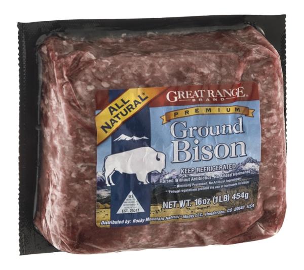 Great Range Premium Ground Bison 90 Lean 10 Fat HyVee Aisles