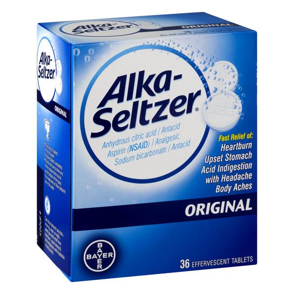 Alka-Seltzer Original Effervescent Tablets | Hy-Vee Aisles Online ...