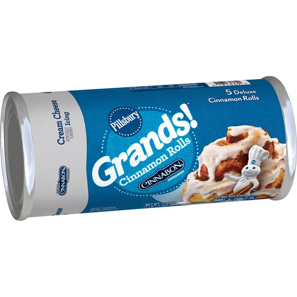 Pillsbury Grands! Cinnamon Rolls With Cream Cheese Icing 5ct 