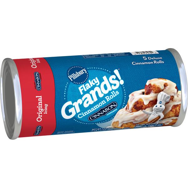 Pillsbury Grands! Flaky Supreme Cinnamon Rolls with Icing 5Ct | Hy-Vee ...