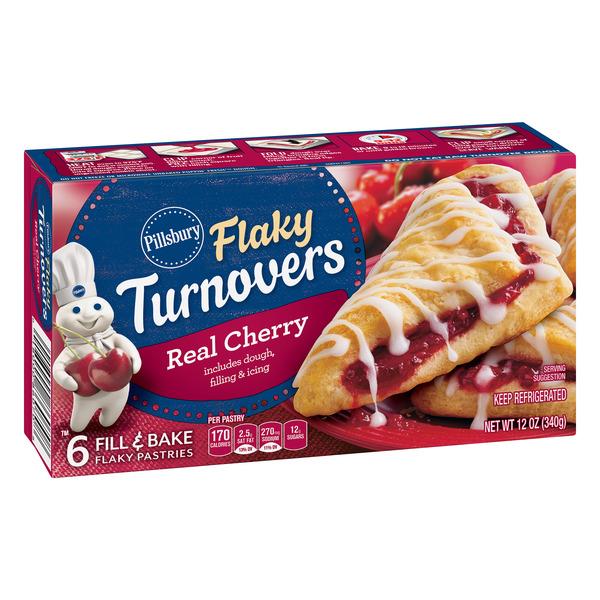 Pillsbury Cherry Flaky Turnovers 6Ct HyVee Aisles Online Grocery