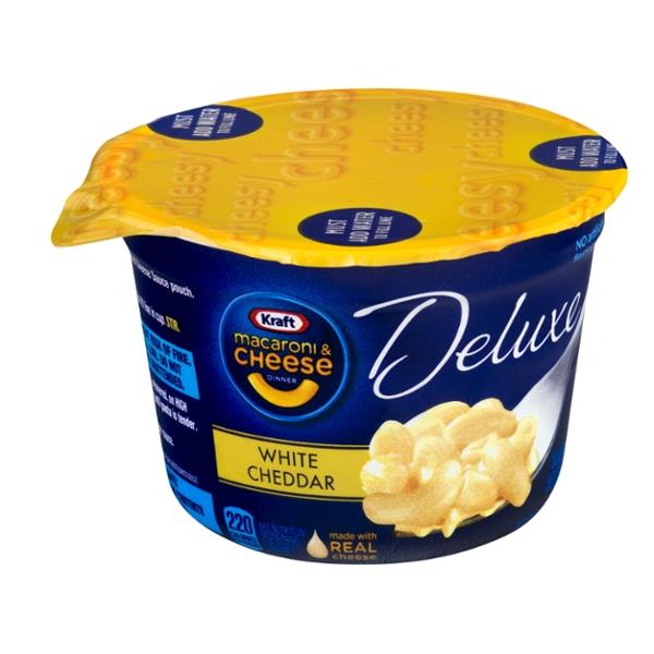 Kraft Deluxe White Cheddar Macaroni & Cheese Dinner | Hy-Vee Aisles ...