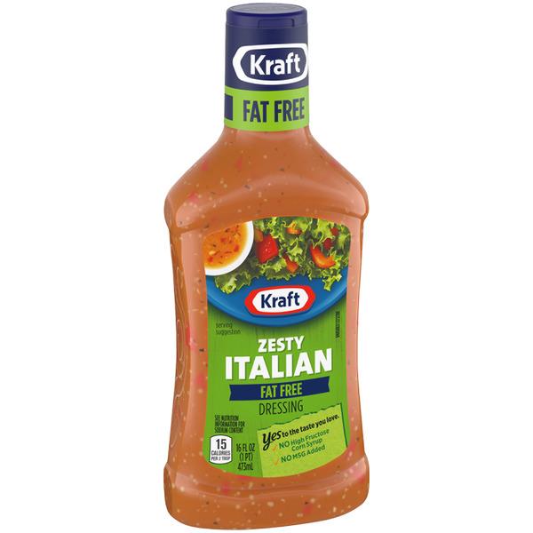 Kraft Fat Free Zesty Italian Dressing HyVee Aisles Online Grocery