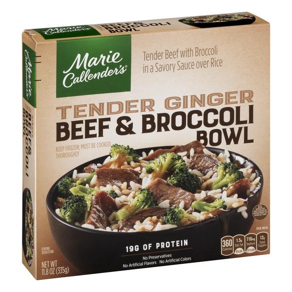 Marie Callender S Tender Ginger Beef And Broccoli Bowl Hy Vee