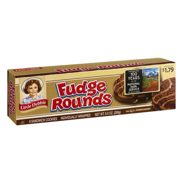 Little Debbie Fudge Rounds Sandwich Cookies 8 CT HyVee Aisles