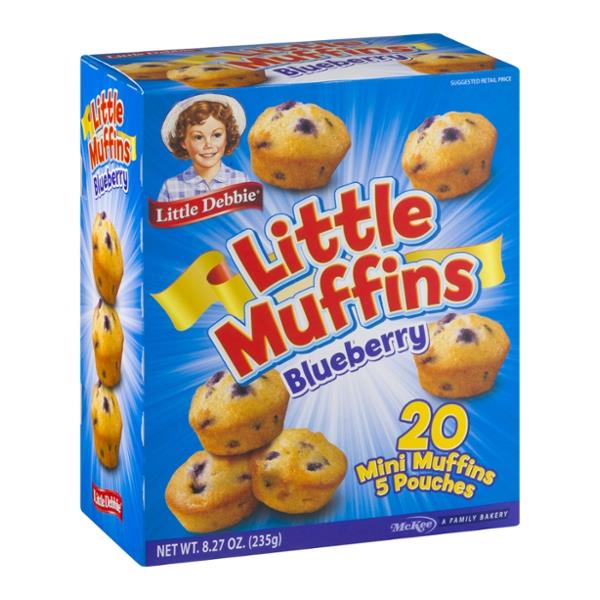 Little Debbie Little Muffins Blueberry 5Ct Pouches | Hy-Vee Aisles ...