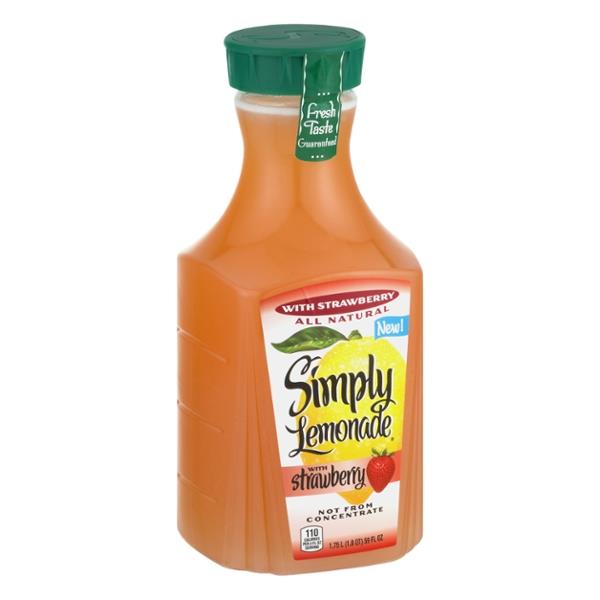 Simply Lemonade With Strawberry Hy Vee Aisles Online Grocery Shopping 9021