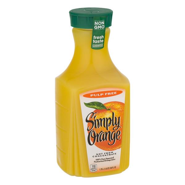 Simply Orange Pulp Free Juice | Hy-Vee Aisles Online Grocery Shopping