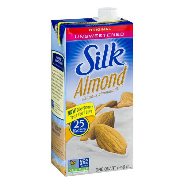 Silk Original Unsweetened Almond Milk | Hy-Vee Aisles Online Grocery ...