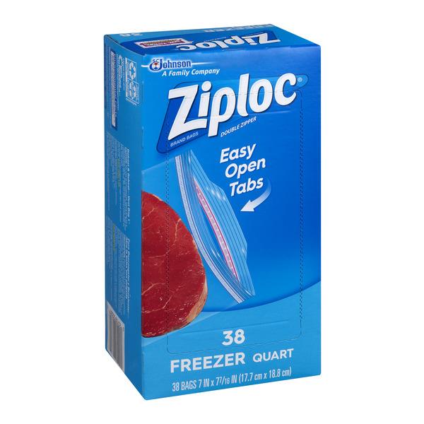 Ziploc Quart Double Zipper Freezer Bags HyVee Aisles Online Grocery