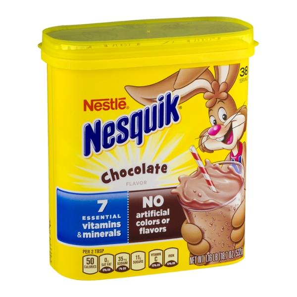 Nestle Nesquik Chocolate Flavored Powder Hy Vee Aisles Online Grocery Shopping