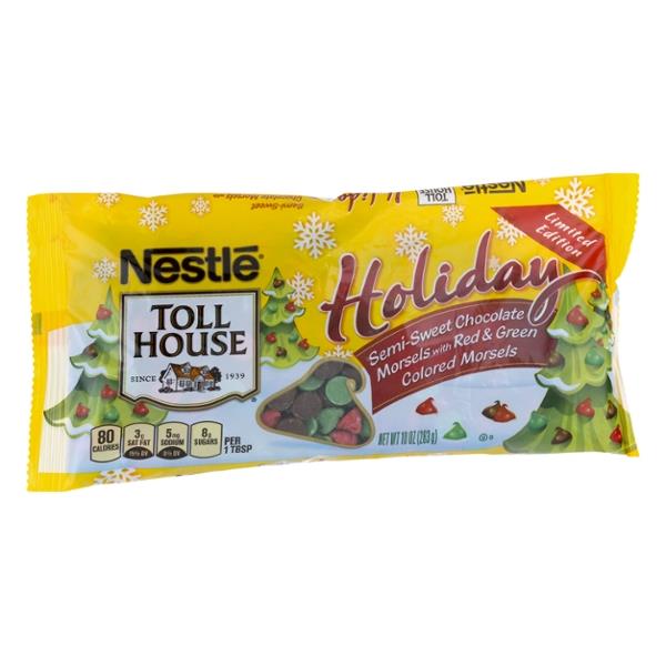 Nestle Toll House Holiday SemiSweet Chocolate Morsels With Red & Green Colored Morsels HyVee