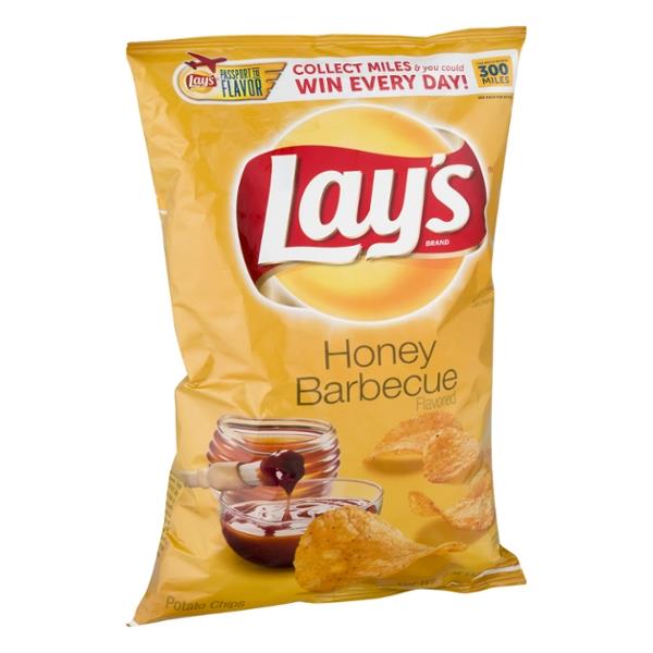 Lay's Brand Honey Barbecue Flavored Potato Chips | Hy-Vee Aisles Online ...