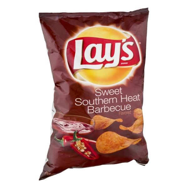 Lay's Brand Sweet Southern Heat Barbecue Potato Chips HyVee Aisles
