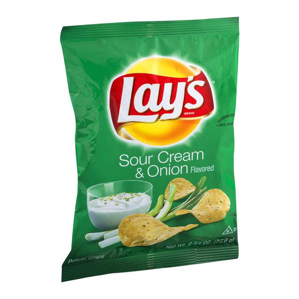 Lay's Sour Cream & Onion Potato Chips | Hy-Vee Aisles Online