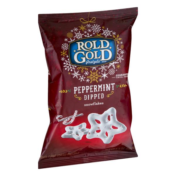 Rold Gold Peppermint Dipped Snowflakes Pretzels HyVee Aisles Online