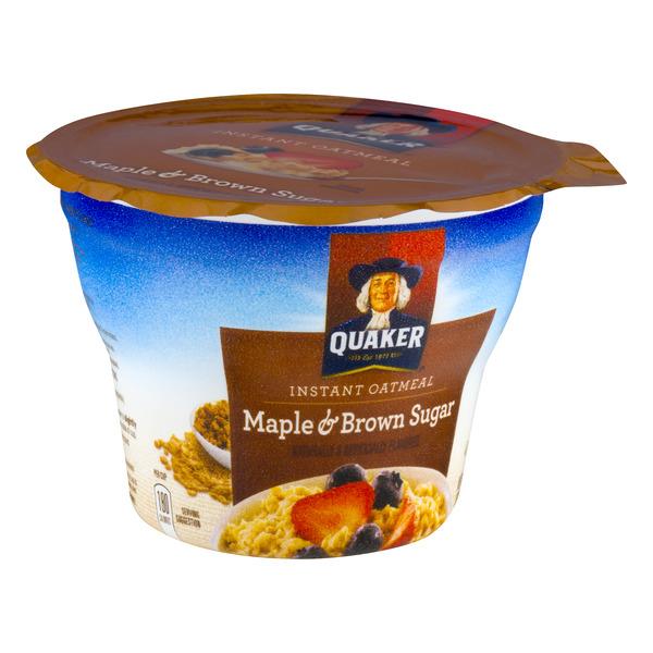 Quaker Maple & Brown Sugar Instant Oatmeal | Hy-Vee Aisles ...