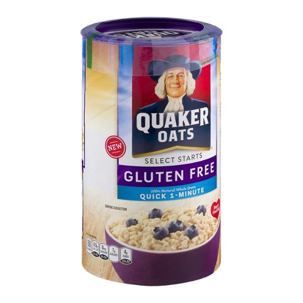 Quaker Oats Gluten Free Quick 1-Minute Oats | Hy-Vee Aisles Online ...