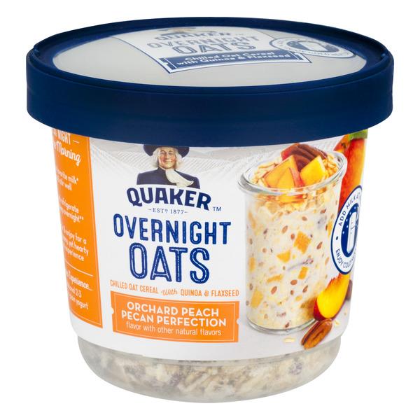 Quaker Overnight Oats Orchard Peach Pecan | Hy-Vee Aisles Online ...