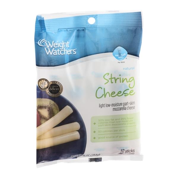 Weight Watchers Light Mozzarella String Cheese Sticks 12 CT HyVee Aisles Online Grocery