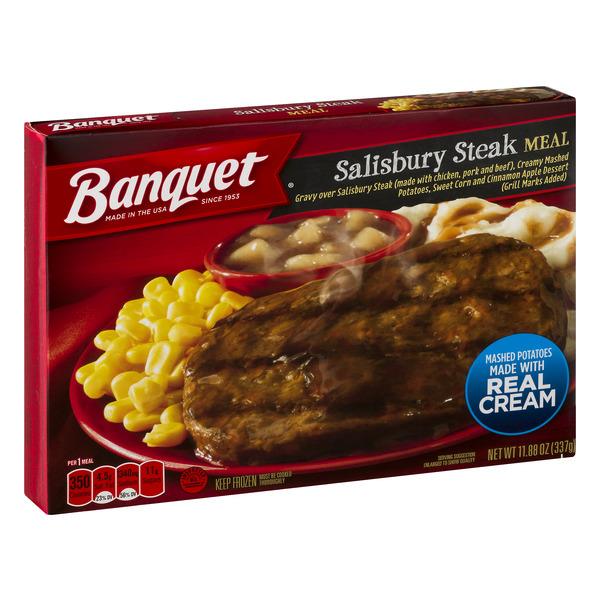 Banquet Salisbury Steak Meal | Hy-Vee Aisles Online Grocery Shopping