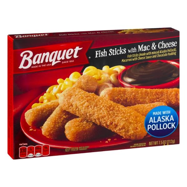 Banquet Fish Sticks and Mac & Cheese | Hy-Vee Aisles Online Grocery ...