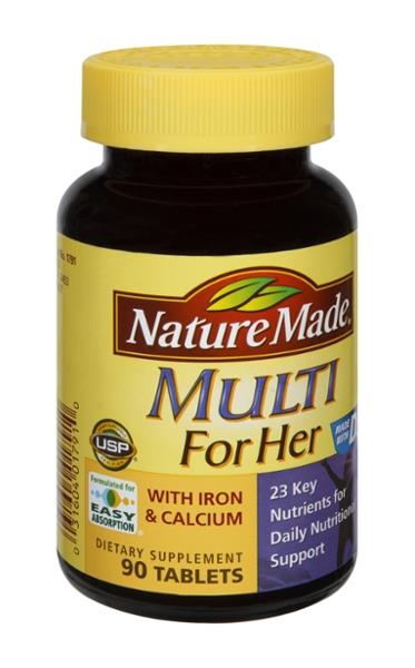 Nature Made Multi For Her Tablets Hy Vee Aisles Online Grocery Shopping 7170