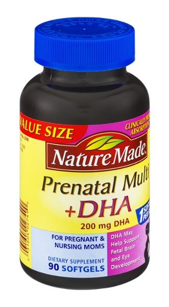 Nature Made Prenatal Multi+ DHA Liquid Softgels | Hy-Vee Aisles Online ...