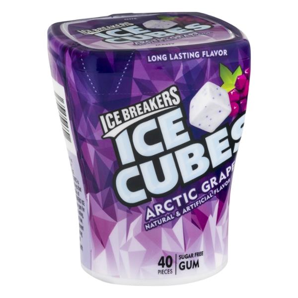 Ice Breakers Ice Cubes Sugar Free Arctic Grape Gum 40Ct | Hy-Vee Aisles ...