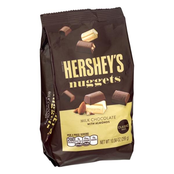 Hershey's Nuggets Milk Chocolate with Almonds | Hy-Vee Aisles Online ...