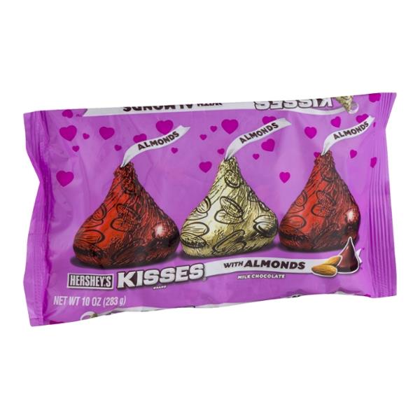 Hershey's Valentine Kisses Milk Chocolate With Almonds | Hy-Vee Aisles ...