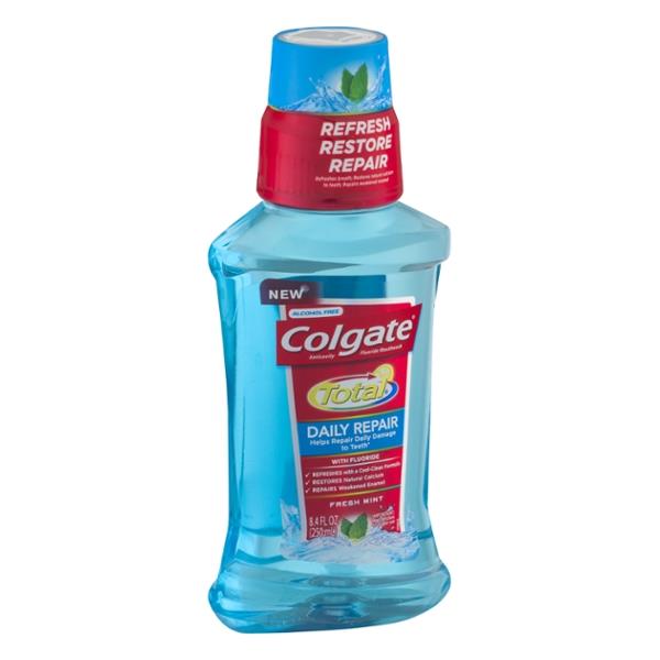 Colgate Total Daily Repair Fluoride Mouthwash Fresh Mint | Hy-Vee ...